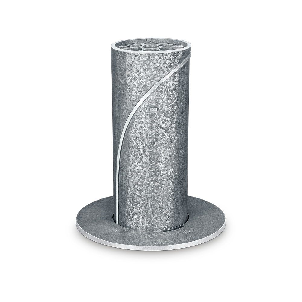 Versenkbare Grabvase aus Aluminium günstig online entdecken Versenkvase Aluminium Grabvase Vase Rund